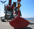 Красный гидровлический грейферный ковш Clamshell привода для землечерпалки или кран регулируя утес и Scrap ³ 1.6m поставщик